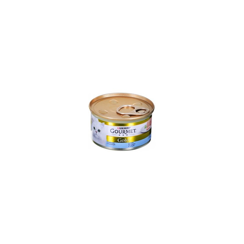 mangime completo purina nestle gourmet gold mousse al tonno per gatto