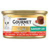 cibo umido per gatti purina nestle gourmet 85g gold beef con pomodori