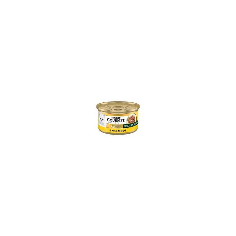 cibo umido per gatti purina gourmet gold succulent delights pollo
