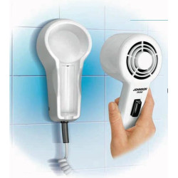 Asciugacapelli hotel 1000w - bianco - johnson [0361859]