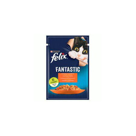 cibo umido purina nestle felix fantastic per gatti con pollo e pomodori