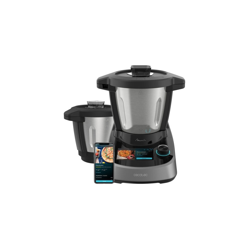 robot da cucina 1600w cecotec con caraffa 240v classe a+ 11.7kg nero