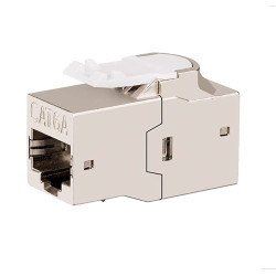 adattatore techly modulare keystone rj45 accoppiatore di rete cat.6a