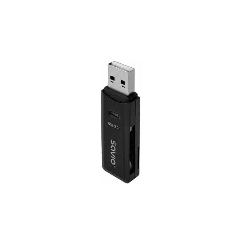 card reader usb savio usb 2.0 tipo-a nero [ak-63]