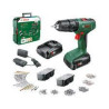 trapano a percussione bosch a batteria easyimpact 18v-40 batteria