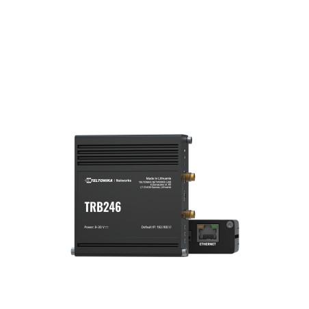 router industriale teltonika trb246 gateway di rete 4g/lte nero [trb246000000]