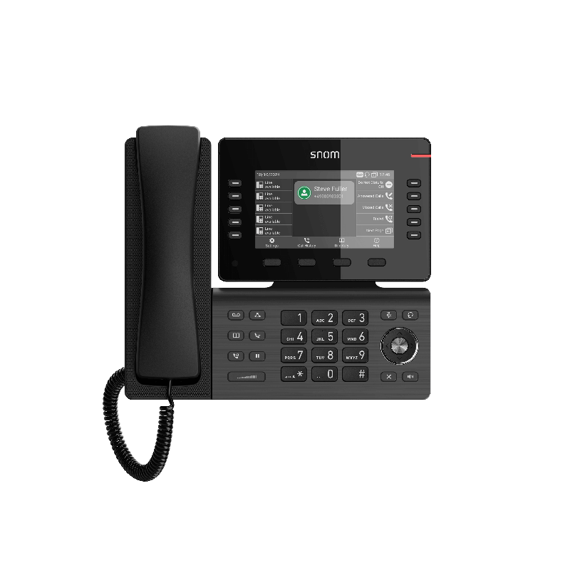 telefono ip snom d815w sip nero [snm]