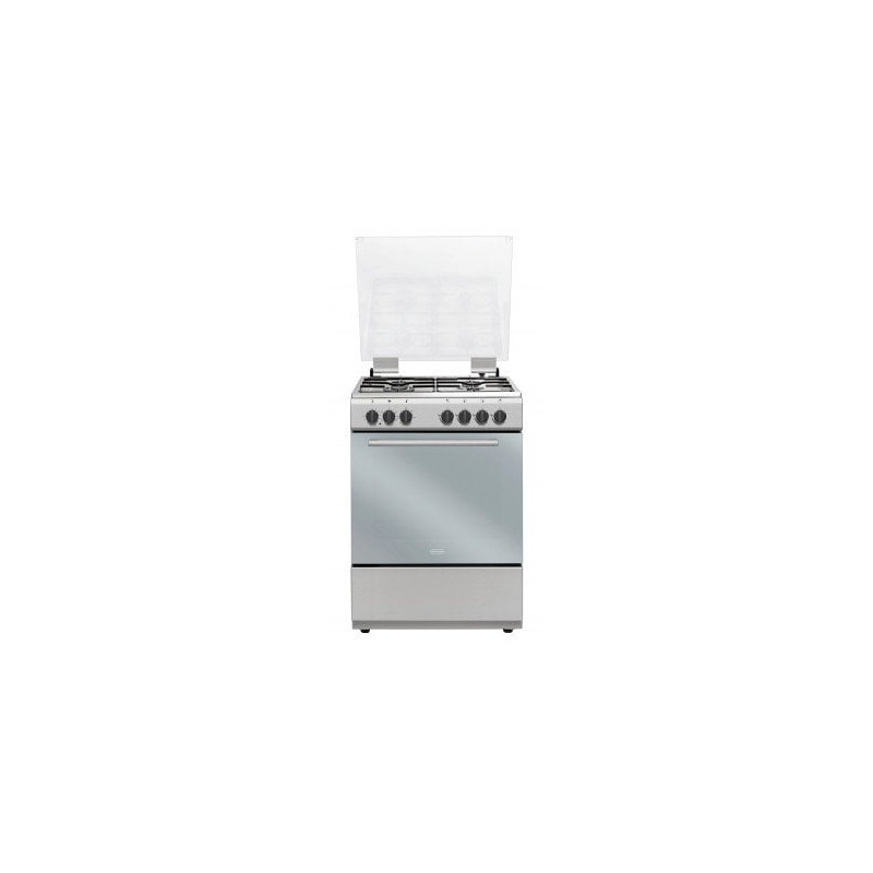 cucina a gas de longhi dl664ex 4 fuochi/60x60/65l/a/grigio [dl664ex]