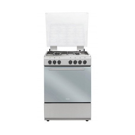 cucina a gas de longhi dl664ex 4 fuochi/60x60/65l/a/grigio [dl664ex]