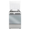 cucina a gas de longhi dl664ex 4 fuochi/60x60/65l/a/grigio [dl664ex]