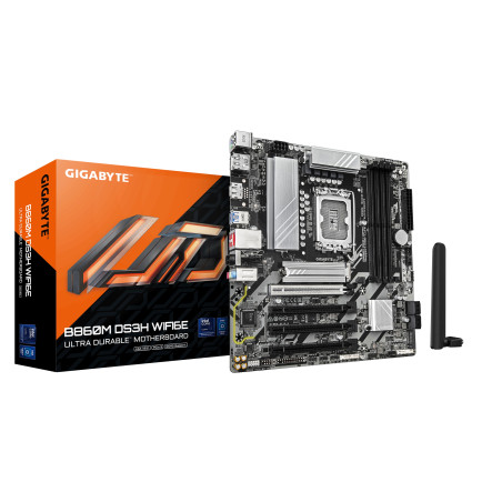 scheda madre gigabyte lga 1851 matx 4x ddr5 marrone [b860m ds3h wifi6e]