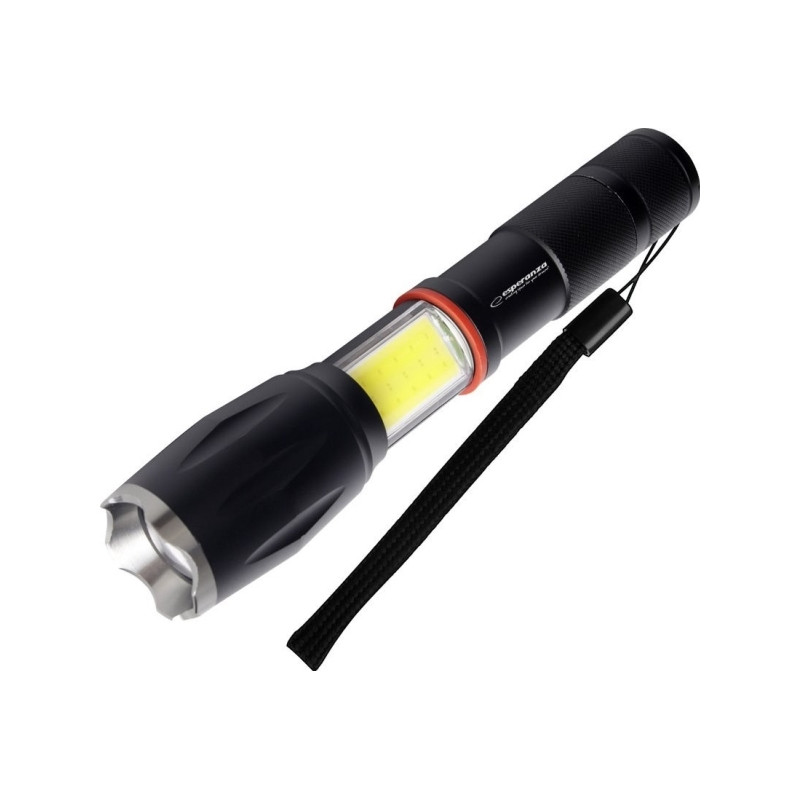 torcia esperanza eot070 flashlight black led [eot070]