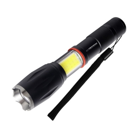 torcia esperanza eot070 flashlight black led [eot070]