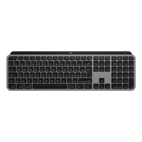 tastiera logitech mx keys s wireless bluetooth qwerty per mac grigio