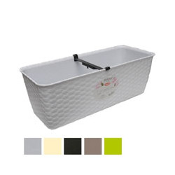 Vaso natural rett. tortora 40x16 h.13 stefanpl [stefanplast ]