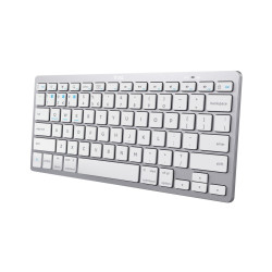 tastiera trust basics meccanica wireless bluetooth qwerty it argento