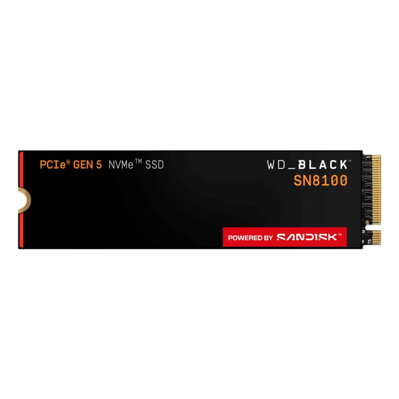 ssd 8tb western digital sn8100 m.2 pcie5.0 nero [wds800t1x0m-00cmt0]