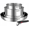 set di padelle tefal ingenio emotion l897s574 in acciaio inossidabile