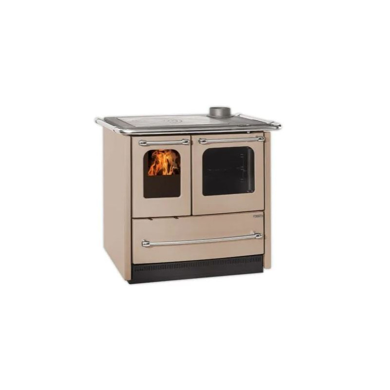 cucina a legna la nordica sovrana easy.16 7.5kw classe a+ caramello