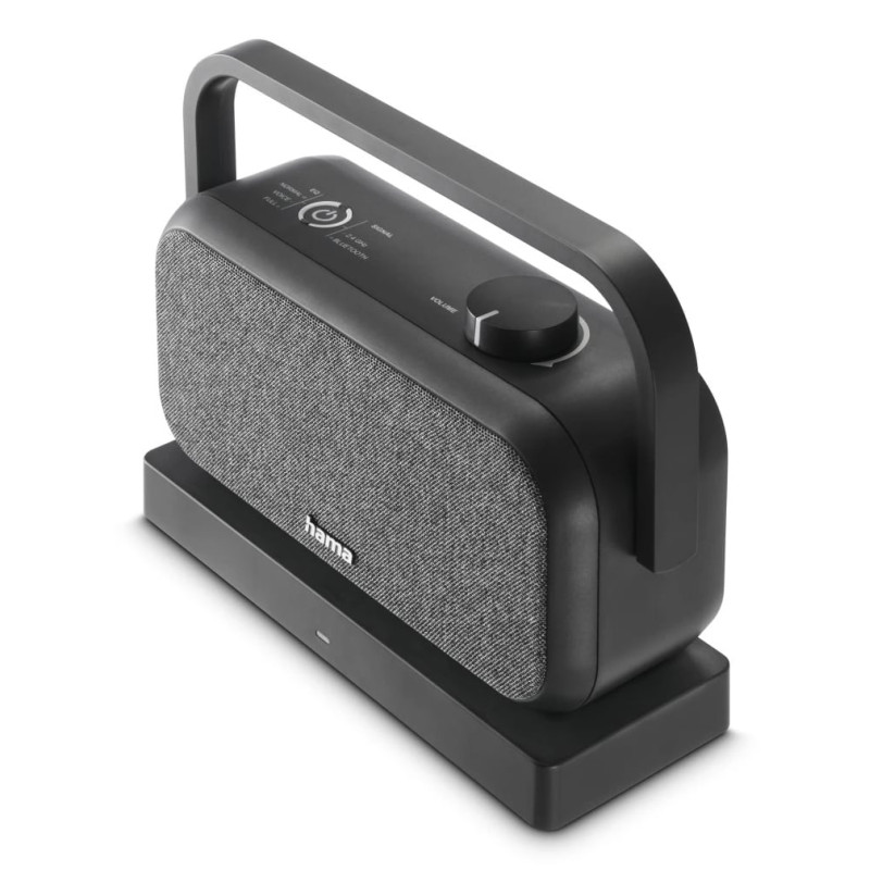 altoparlante hama 00221849 wireless bluetooth 15w nero grigio