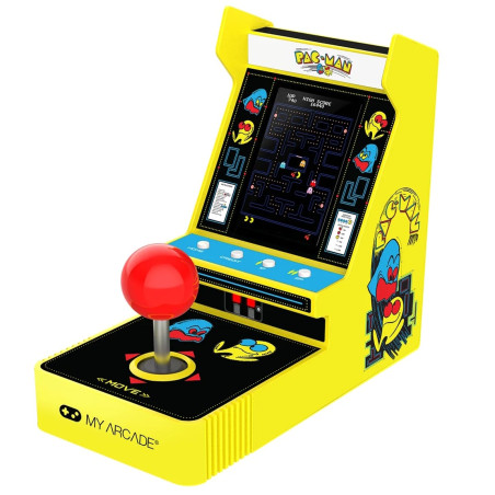 console my arcade joystick player pac-man nero giallo