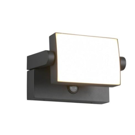 lampada da parete a led trio lighting kansas ip54 10w 1000lm 3000k