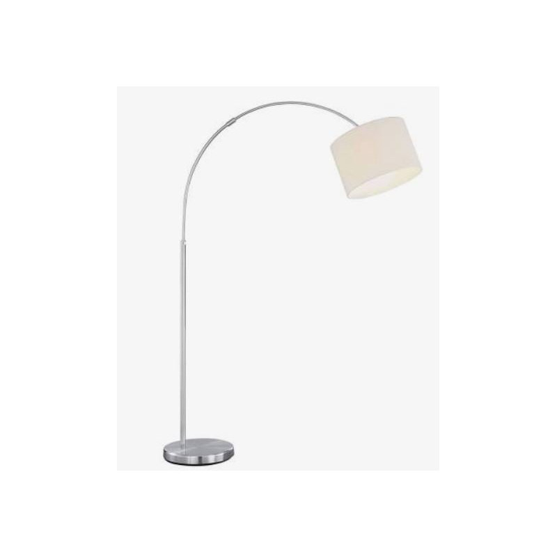 lampada da terra ad arco a led trio hotel orientabile e27 ip20 bianco/cromo
