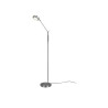 lampada da terra a led trio franklin 6.5w 2700-4000k ip20 nichel