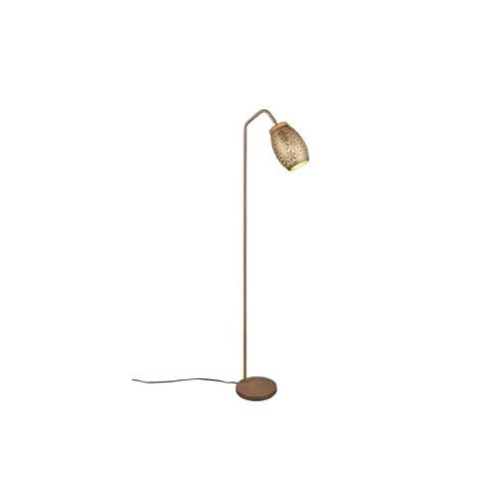 lampada da terra trio lighting bidar e27 10w ip20 marrone [r41571065]