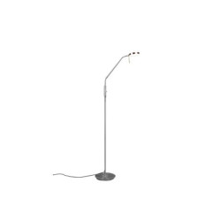 lampada da terra a led trio monza 12w 2300-4000k 1400lm nichel