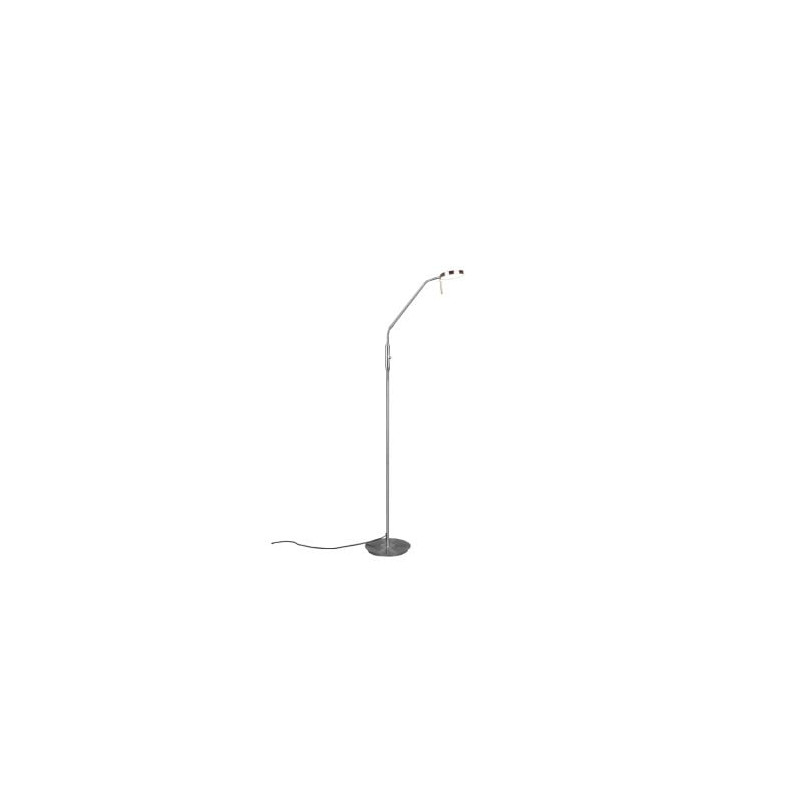 lampada da terra a led trio monza 12w 2300-4000k 1400lm nichel