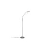 lampada da terra a led trio monza 12w 2300-4000k 1400lm nichel