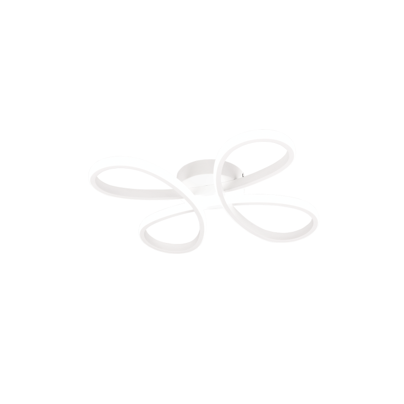 plafoniera a led trio fly 22w 4000k 2600lm ip20 bianco opaco [645610131]