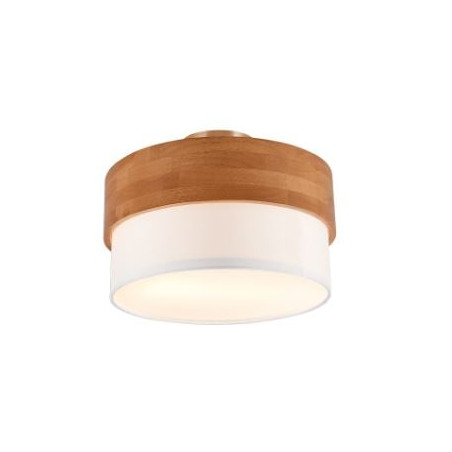 lampada da soffitto a led trio seasons e14 ip20 40w bianco/legno