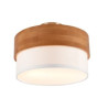 lampada da soffitto a led trio seasons e14 ip20 40w bianco/legno