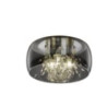 plafoniera a led trio crystel 3xe14 ip20 28w vetro cromo [616700306]