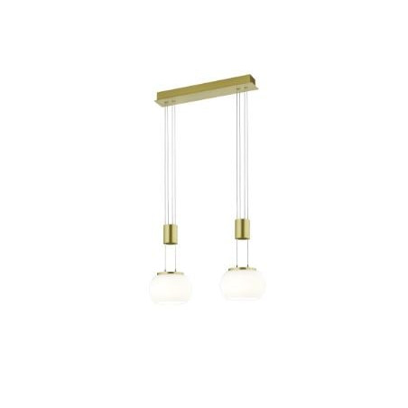 lampada a sospensione trio madison 8w 2x900lm ottone opaco [342010208]
