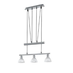 lampada a sospensione trio levisto 4.9w 3x470lm nichel opaco [371010307]