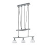 lampada a sospensione trio levisto 4.9w 3x470lm nichel opaco [371010307]
