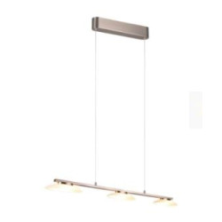 lampada a sospensione trio merton 9w 950lm nichel opaco [343610307]