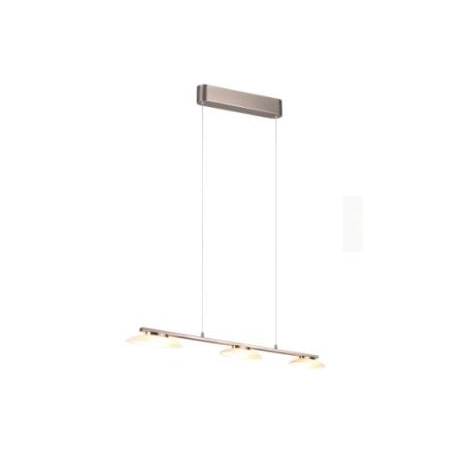 lampada a sospensione trio merton 9w 950lm nichel opaco [343610307]