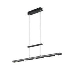 lampada a sospensione trio lacal 7x4w 380lm nero opaco [379190732]