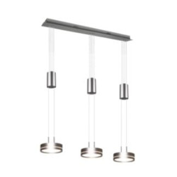 lampada a sospensione trio franklin 9w 3x1050lm nichel opaco [326510307]