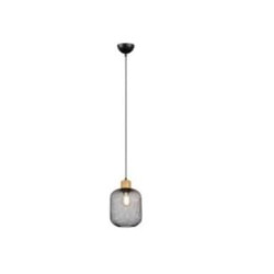 lampada a sospensione trio calimero 40w e27 nero [r30561032]