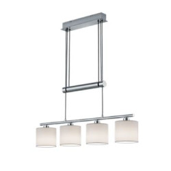 lampada a sospensione trio garda 28w e14 nichel opaco [305400401]