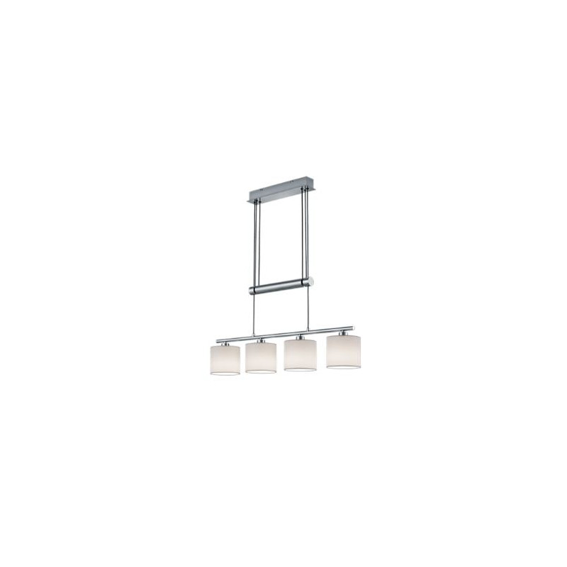 lampada a sospensione trio garda 28w e14 nichel opaco [305400401]