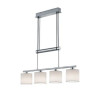 lampada a sospensione trio garda 28w e14 nichel opaco [305400401]