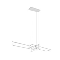 lampada a sospensione trio salinas 34w 4400lm bianco opaco [320310331]