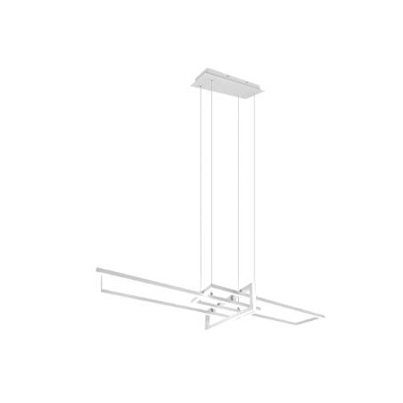 lampada a sospensione trio salinas 34w 4400lm bianco opaco [320310331]