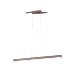 lampada a sospensione trio belfast 44w 4400lm nichel opaco [375510407]